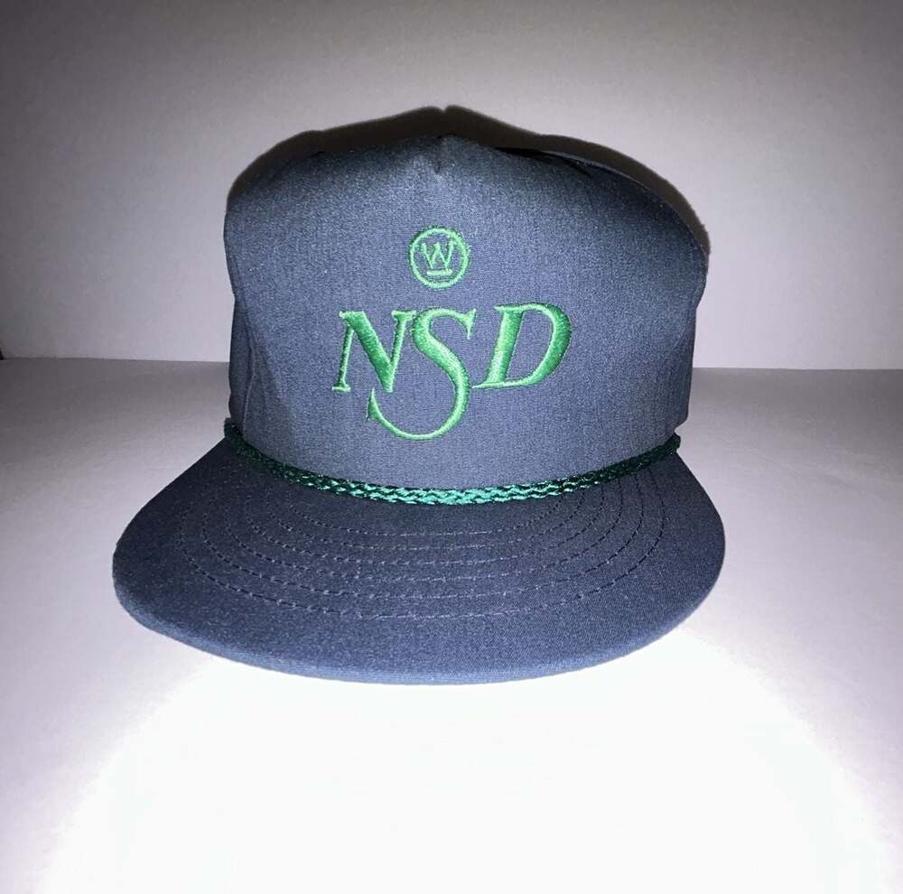 Made in USA Vintage Westinghouse NSD Embroidered Snapback Rope Hat